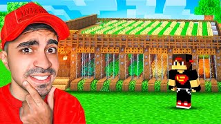 ماين كرافت #13 :  كيف تبني مزرعة ( حلينا مشكلة الاكل ) 😱🔥😭 - MINECRAFT