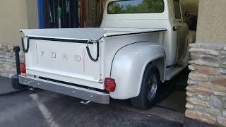 1956 Ford F-100 (Small Block Chevy 350) TRUE DUALS w/ Cherry Bomb Vortex Mufflers!!