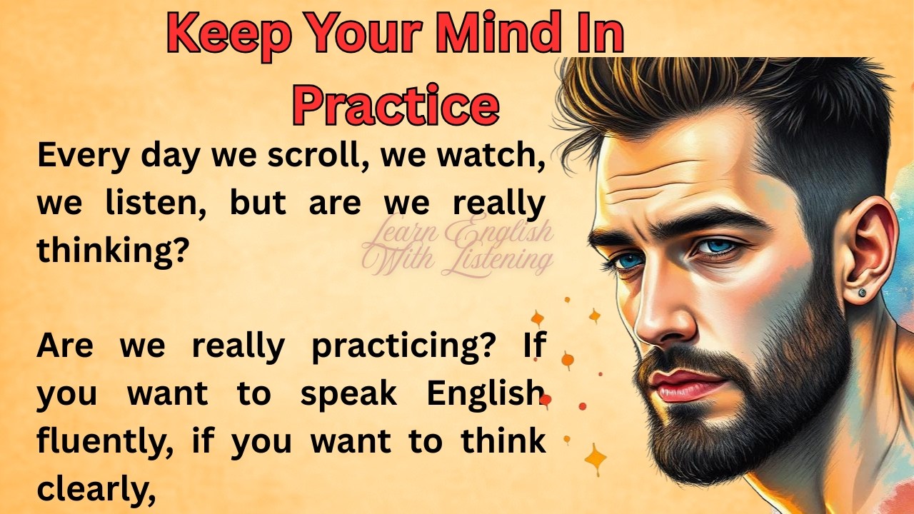 Keep Your Mind In Practice || Graded Reader || Improve Your English || Listen And Practice