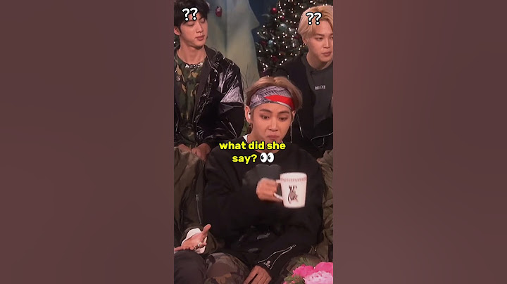 BTS almost spill the tea ☕😂