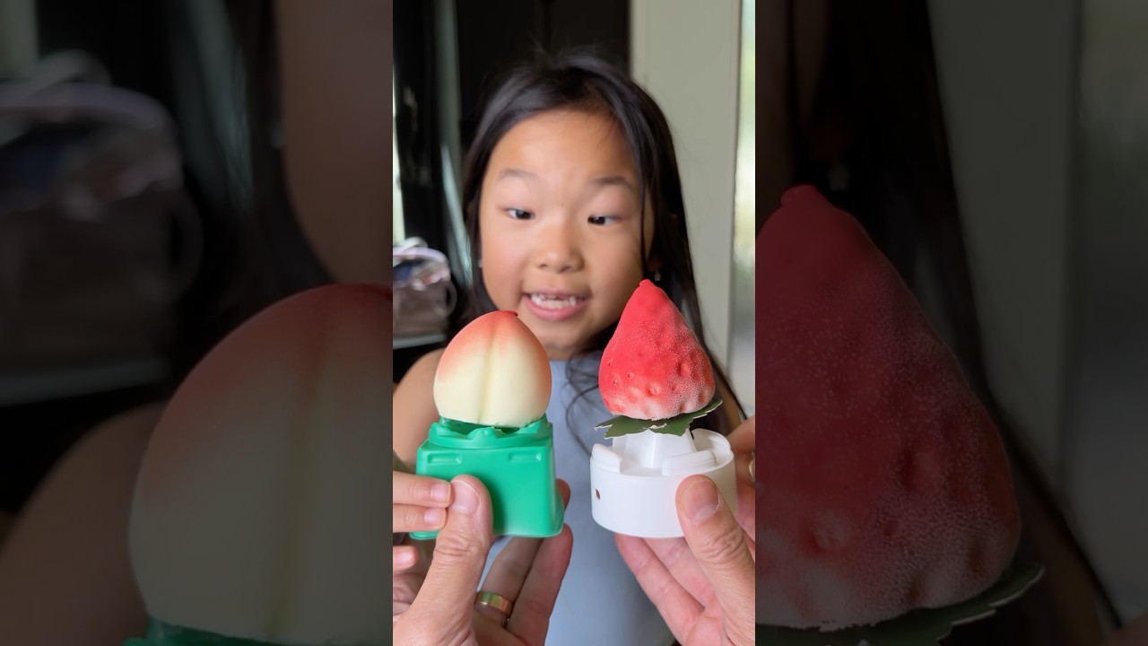 Fruit Shaped Ice Cream 🍑 🍓 🥭 🌽 🍍 🍉