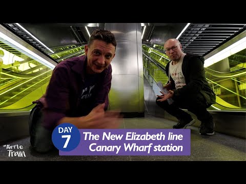The NEW Canary Wharf Elizabeth Line Station
