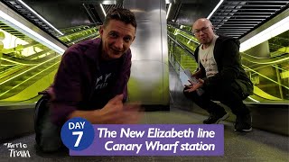 The New Canary Wharf Elizabeth Line Station