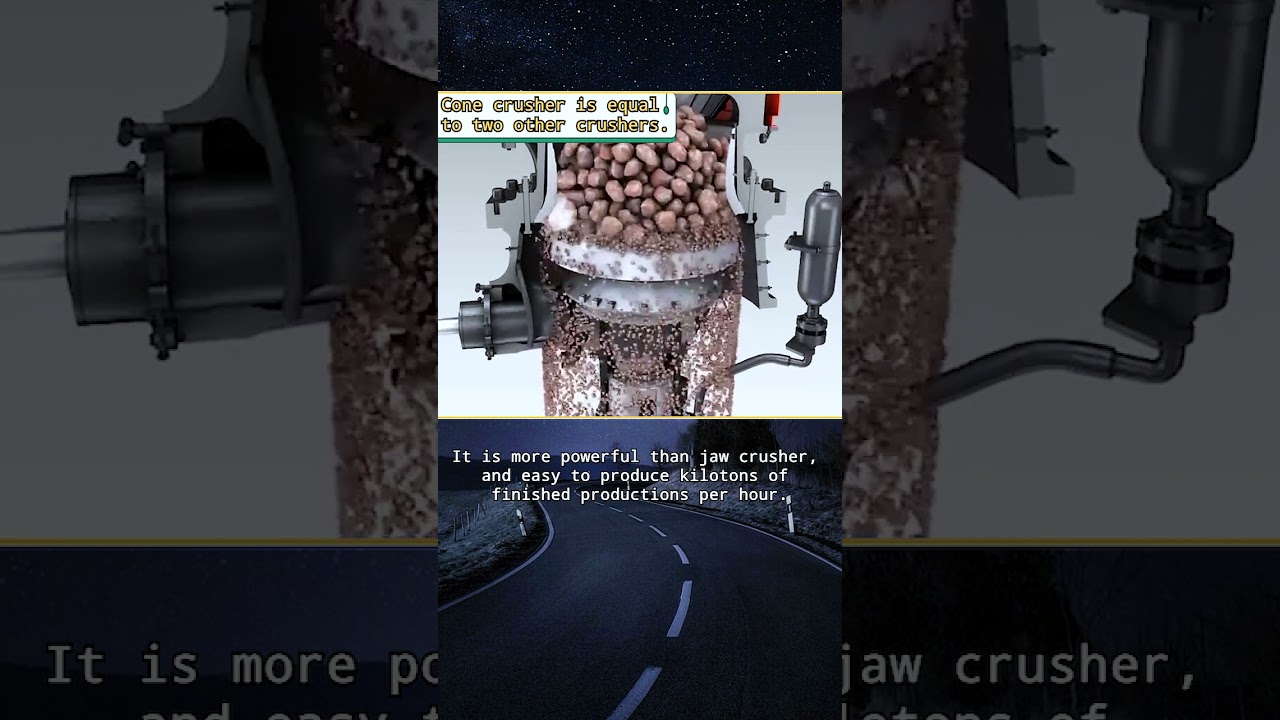 Cone crusher crushing efficiency