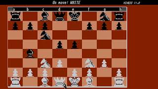 ATARI ST MCHESS v1 0 M CHESS MEDIUM RESOLUTION 640X200 By Bill Cook 1989 DEC STE