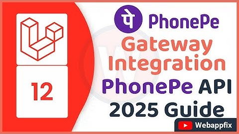 PhonePe Payment Gateway Integration in Laravel 12 | Step-by-Step Tutorial with Example