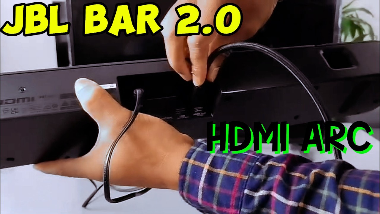 How to Connect Your JBL Bar 2.0 to an LG TV via HDMI ARC - YouTube