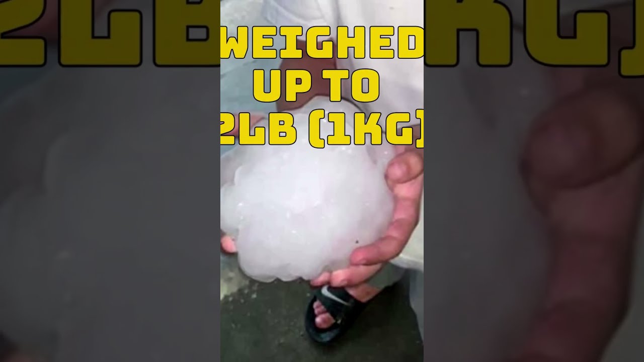 BIGGEST HAILSTORM IN THE WORLD Shorts Education Youtubeshorts