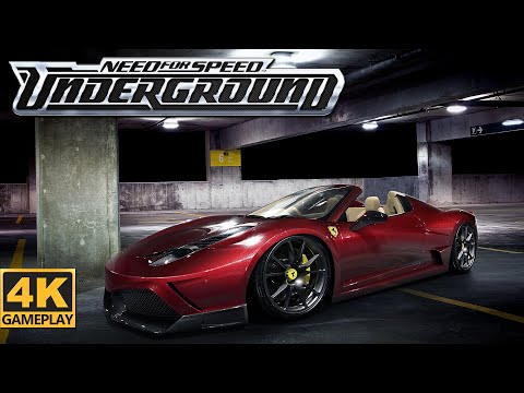 Need For Speed: underground 2020 Remastered Gameplay 4K 60FPS MOD Redux + Ray Tracing [NFSU1 PC MOD]