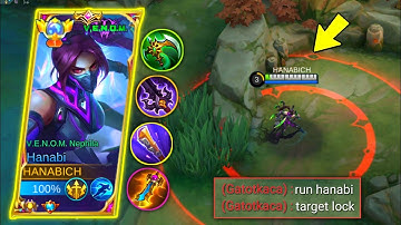 HANABI ATTACK SPEED BUILD AND EMBLEM 2023 🔥