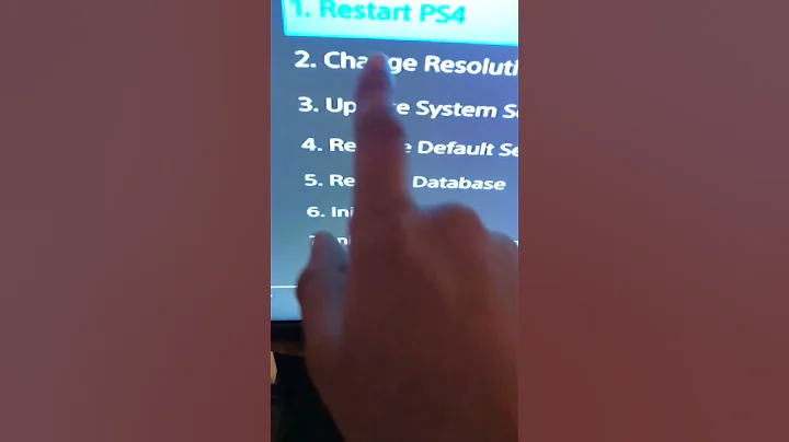 PlayStation 4 Silm in safe mode I fixed it 😮‍💨 #gaming #playstation #shorts #fix