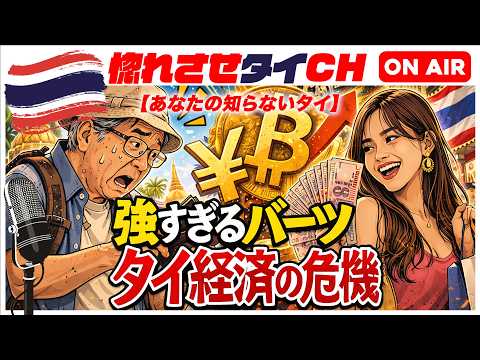 【2026年最新解説：強すぎるタイバーツの異変。】輸出崩壊・観光失速…タイ経済に何が起きているのか【JoJoの読み語り40】#タイ経済 #タイバーツ #バーツ高 #タイ観光