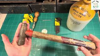 Rainy Sunday Carboot Haul: Old Tools Cleaned Up, Stoneware & a Vice!