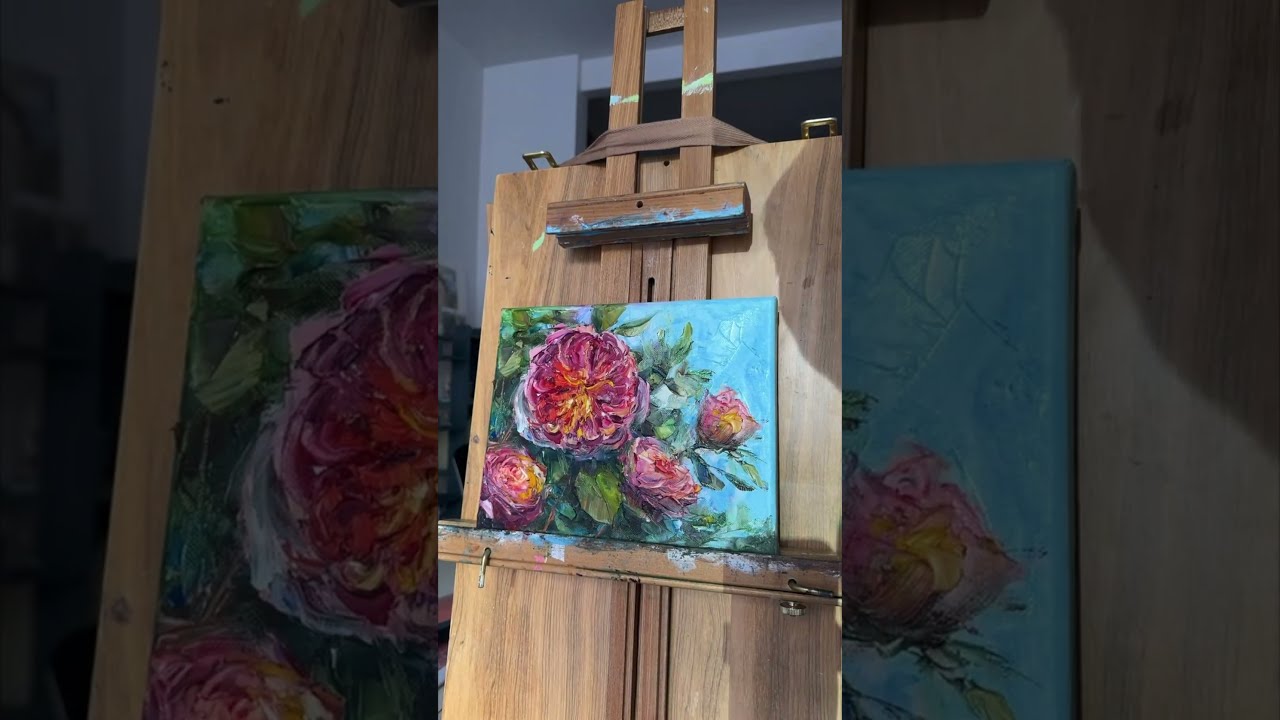 Рисую розы shorts 
