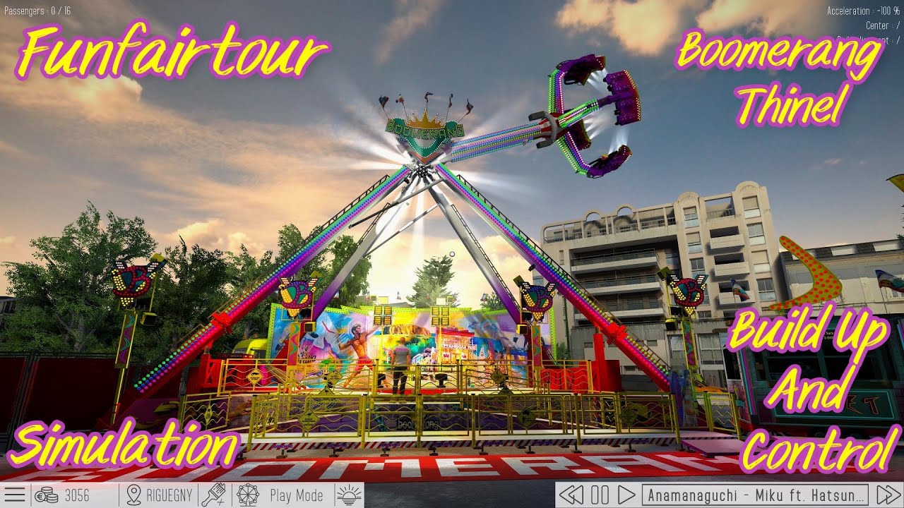 Cirkontrol/Funfairtour Boomerang Thinel Simulation