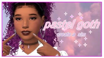 🔮The Sims 4: CAS- Pastel Goth + CC List