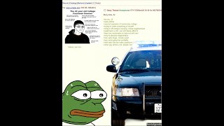 Anon runs from the cops