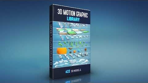 3D Motion Graphic Library | After Effects Template | Video Displays