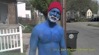 Worlds Greatest Uncle Dons Papa Smurf Blue for Niece