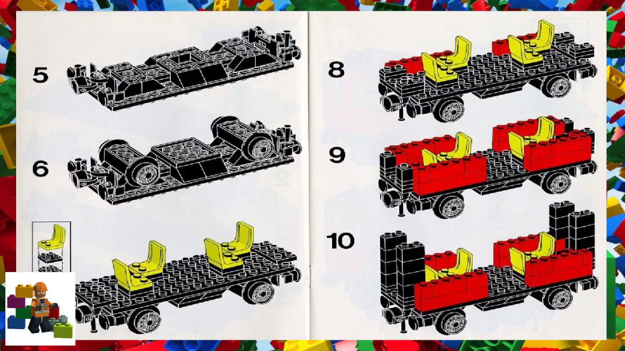 LEGO instructions Trains 7725 Electric Passenger Train Set YouTube