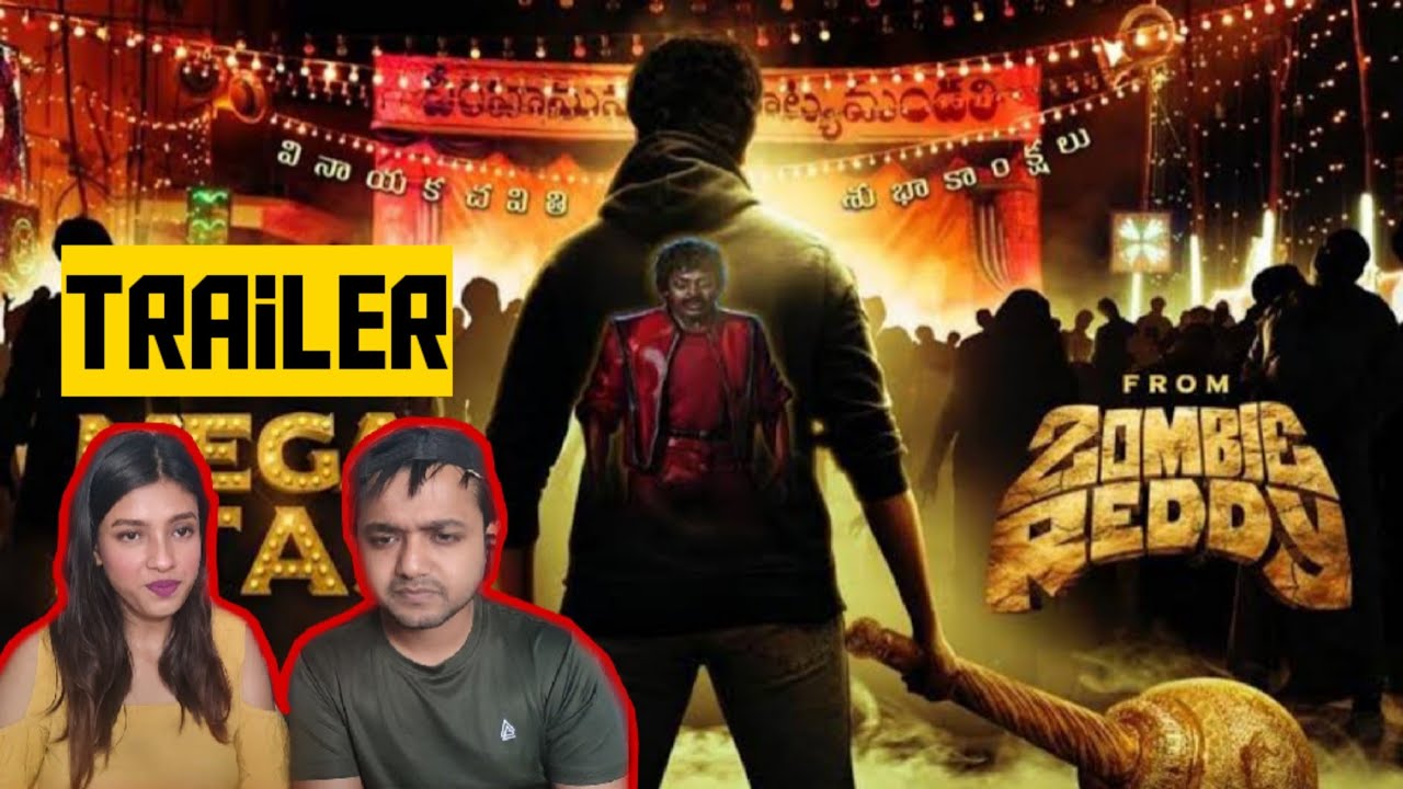 Zombie Reddy Trailer Reaction | tejja sajja | COUPLE REACTION | BOYFRIEND GIRLFRIEND REACTION