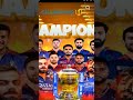 RCB champion #youtubeshorts #rcblover