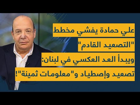 علي حمادة يفشي مخطط التصعيد القادم ويبدأ العد العكسي في لبنان تصعيد وإصطياد و معلومات ثمينة
