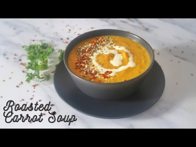 How To Make Roasted Carrot Soup | Ultra Creamy And Smooth Carrot Soup | Carrot Soup For Weight Loss | Poulami Chatterjee