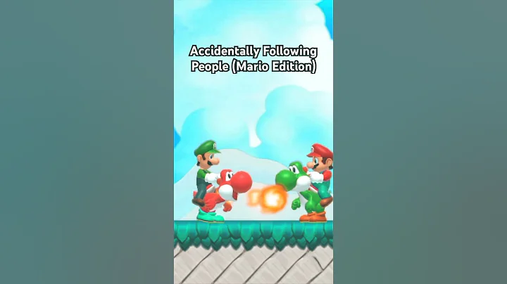 Accidentally Following People (Mario Edition) #mario #shorts #memes