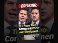 Eric Swalwell and Tony Gonzales just resigned… #trump #maga #politics #news