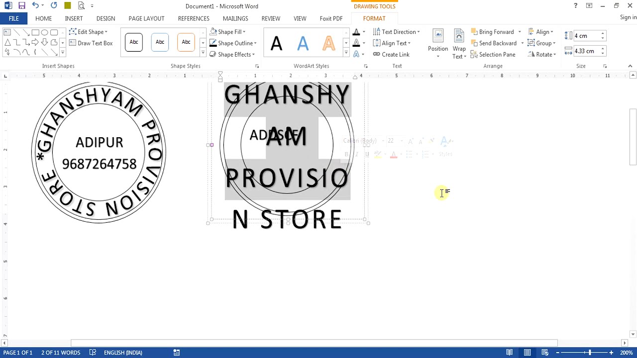 how-to-make-rubber-stamp-in-ms-word-design-round-stamp-seal-in-ms-word-in-5-minutes-youtube