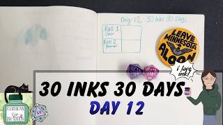 30 Inks 30 Days | Swatching for Day 12 of #30inks30days