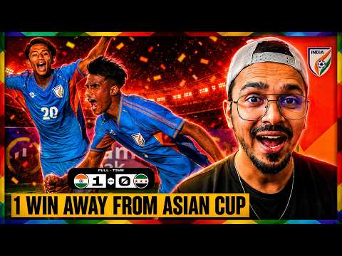 INDIA VS SYRIA 1-0 | AFC U20 ASIAN CUP QUALIFIERS!