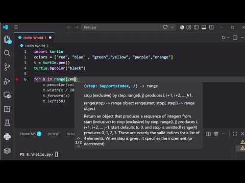 "Python Turtle Graphics Tutorial: How to Draw a 3D Heart Step-by-Step"