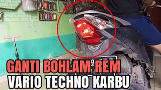Download lagu Cara ganti bohlam lampu belakang Honda Vario TECHNO KARBU