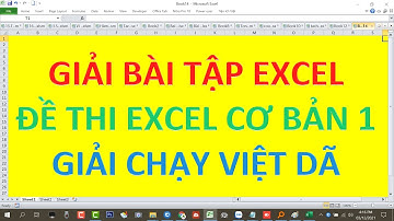Giải đề thi Excel cơ bản - Bài 01.Giải chạy Việt dã | Mr Kim cương