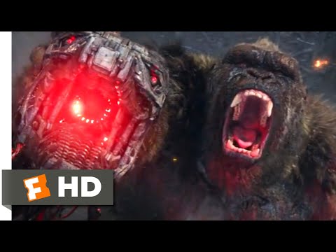 Godzilla vs. Kong (2021) - Kong vs. Mechagodzilla Scene (10/10) | Movieclips