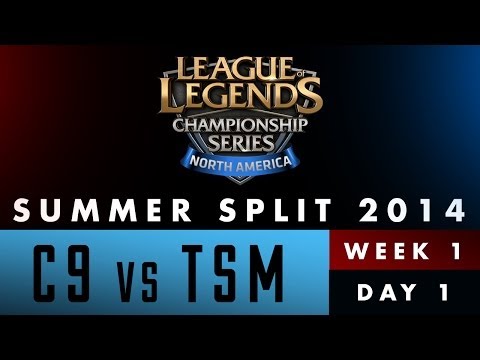 LCS NA Summer Split 2014 - Week 1 Day 1 - C9 vs TSM