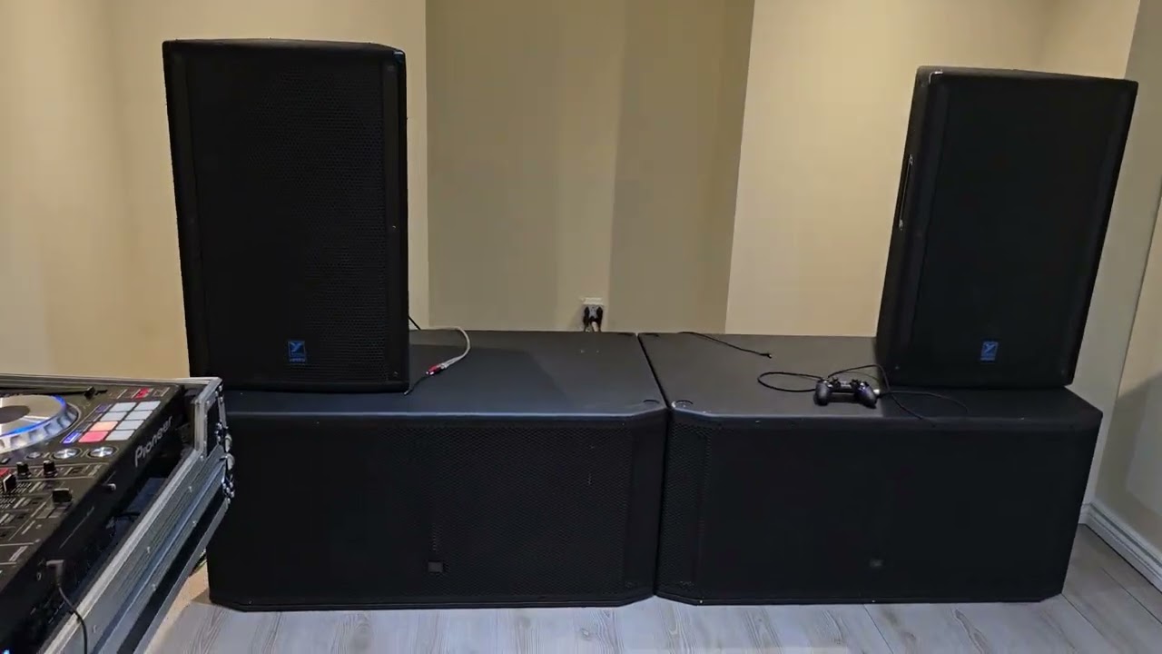 Jbl srx828sp sub and yorkville unity u15 top at high volume ,2026