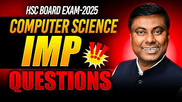 COMPUTER SCIENCE IMP QUESTIONS ! || CS MODERATOR || HSC BOARD 2025 #hsc