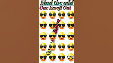 Memory Test 🤯 || Find The Odd Emoji Out || Emoji Puzzle Quiz || part 10 || #quiztime #shorts