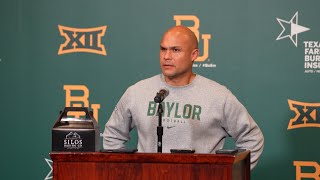 Postgame Presser: Dave Aranda Answers Questions about 31-24 Loss to Houston | Baylor Football