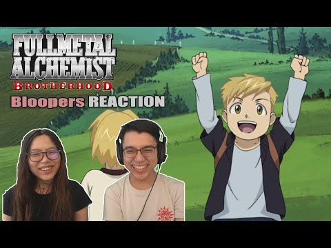 Fullmetal Alchemist: Brotherhood | BLOOPERS REACTION