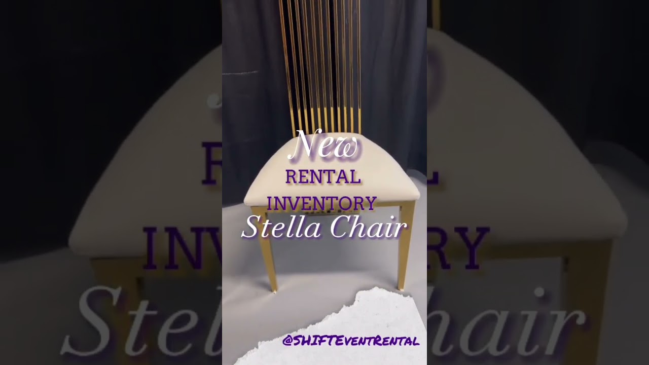 Luxury seating season! Elevate the event with some of our Stella Chairs with custom color cushions!