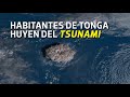 Así se vio la erupción del volcán Hunga Tonga Hunga Ha'apai desde el espacio