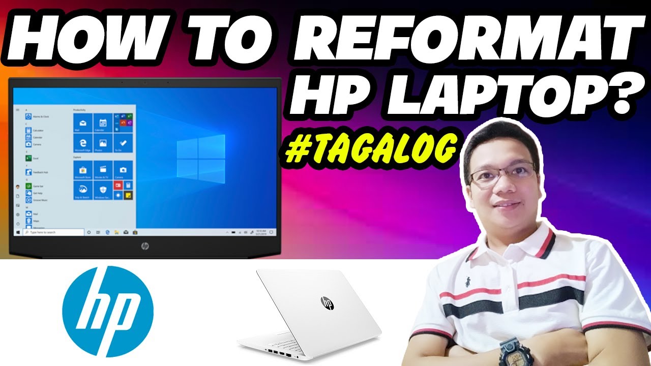 HOW TO REFORMAT HP LAPTOP? || TAGALOG STEPBYSTEP
