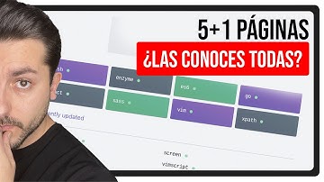 🔥5+1 Páginas web para principiantes en HTML que DEBES de CONOCER 👉 Eduardo Fierro Pro