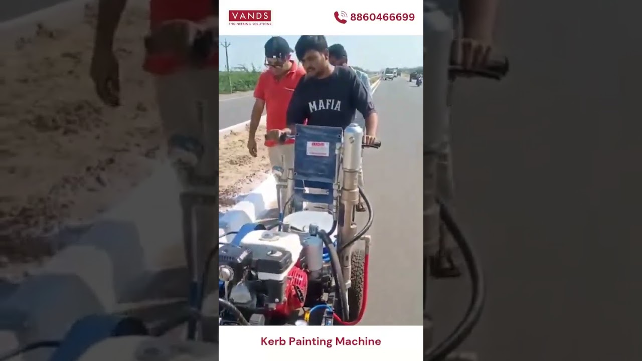 Kerb Painting Machine |  📱8860466699 