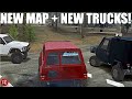 SpinTires MudRunner: NEW Nissan Patrol Wagon + NEW MAP! Multiplayer w/ Surge & Zip