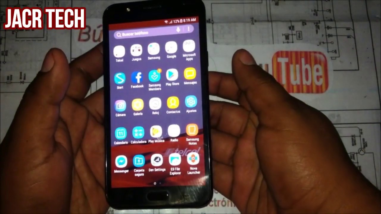 Cómo hacer Screenshot captura de pantalla en Samsung Gálaxy J7 Neo